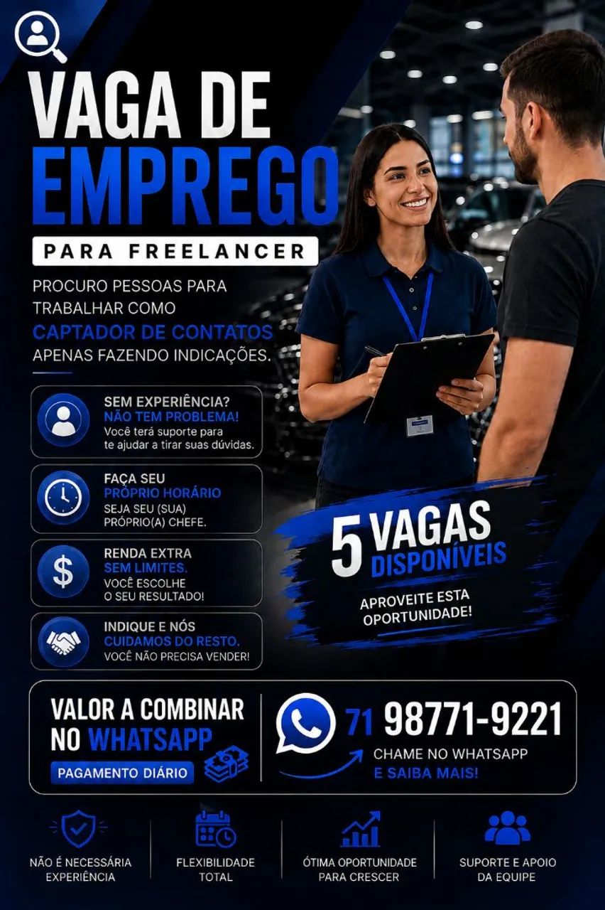 Vaga De Emprego Freelancer 