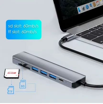 HUB 7em 1 USB-C 4k hdtv  - Foto 4