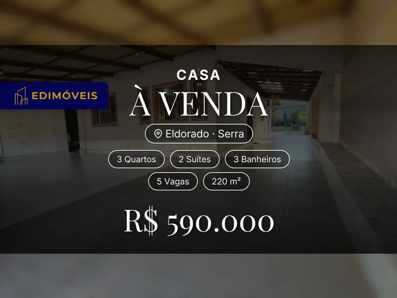 Seu novo lar em Eldorado: Casa 3 quartos com 2 suítes e área de lazer