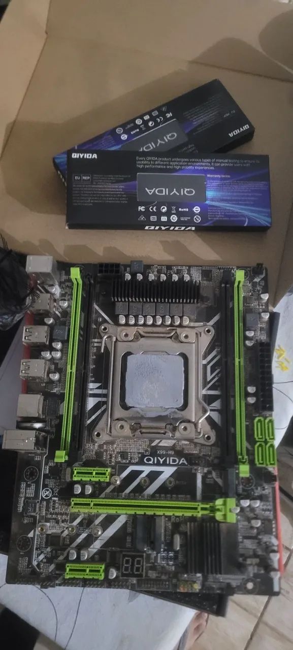 Kit upgrade Xeon + placa mãe + 16GB RAM + AIRCOOLER 