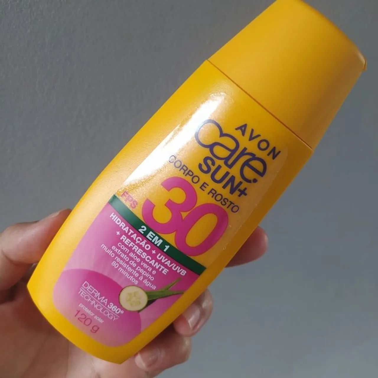 Protetor solar Avon corpo e rosto FPS 30 - Foto 2