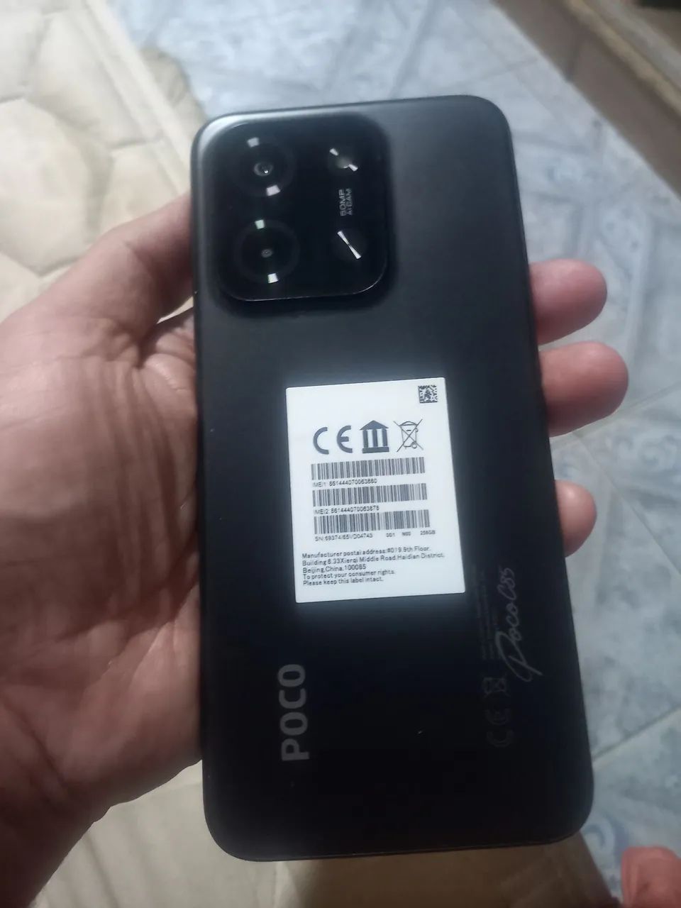 POCO C85. NOVO + CAIXA E NOTA.256g