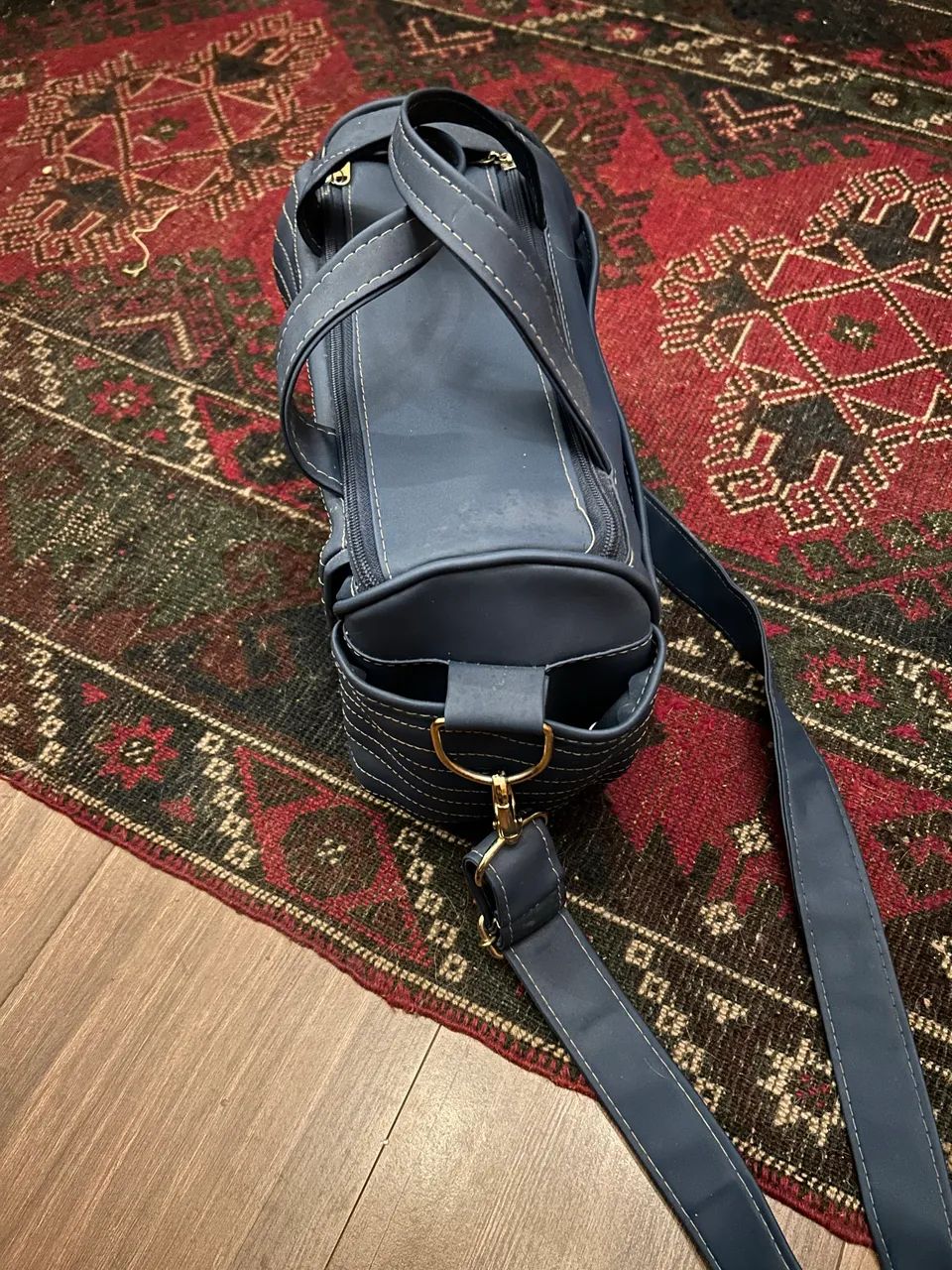 FRASQUEIRA BOLSA TÉRMICA AZUL MATERNIDADE - Foto 4
