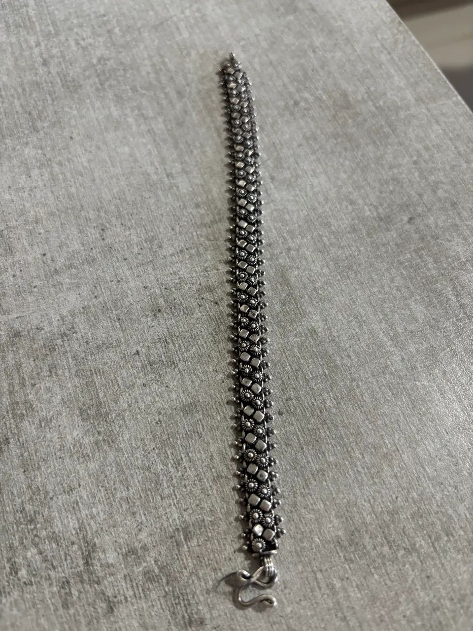 Pulseira linda de prata