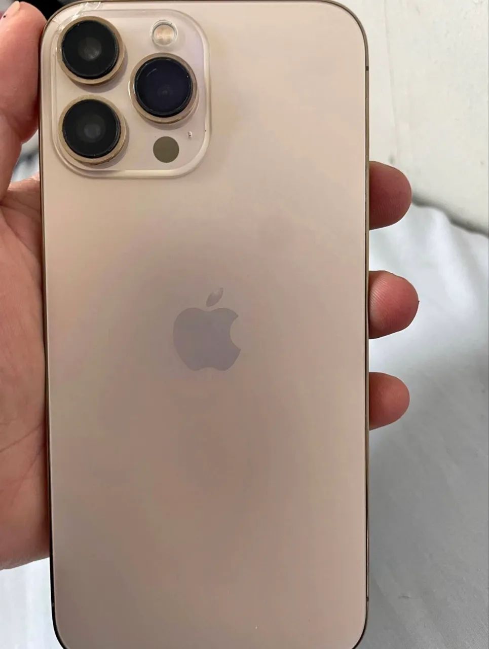 IPhone 13 Pro Max dourado 128 gb original  - Foto 3