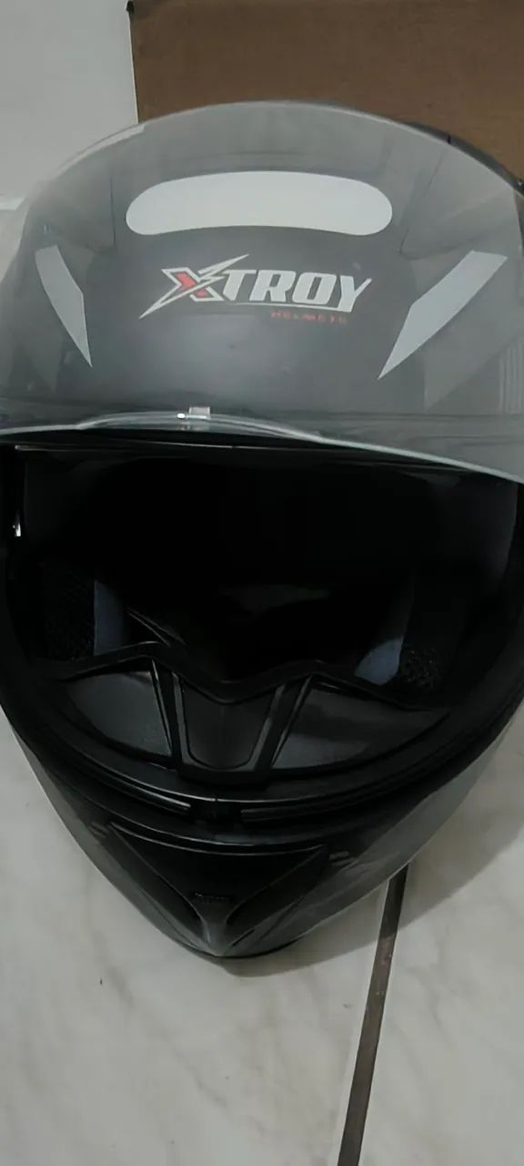 Capacete Ebf Xtroy Drone PRETO E PRATA - Foto 5