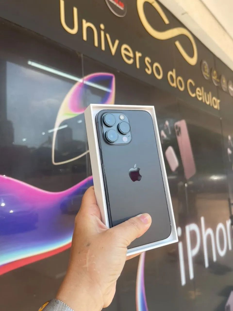 iPhone 14 PRO MAX 128Gb <br>77%<br>Com caixa <br>R$ 3.100 - Foto 2
