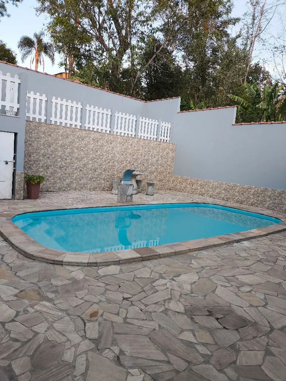 Chácara/Salão com Piscina