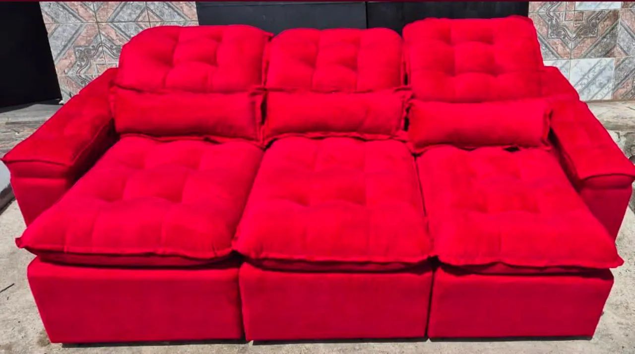 Sofá Retratil Reclinavel grande - Foto 5