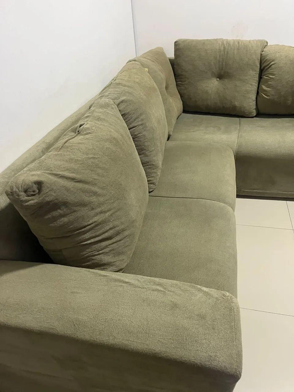 Sofá de canto 4 lugares 