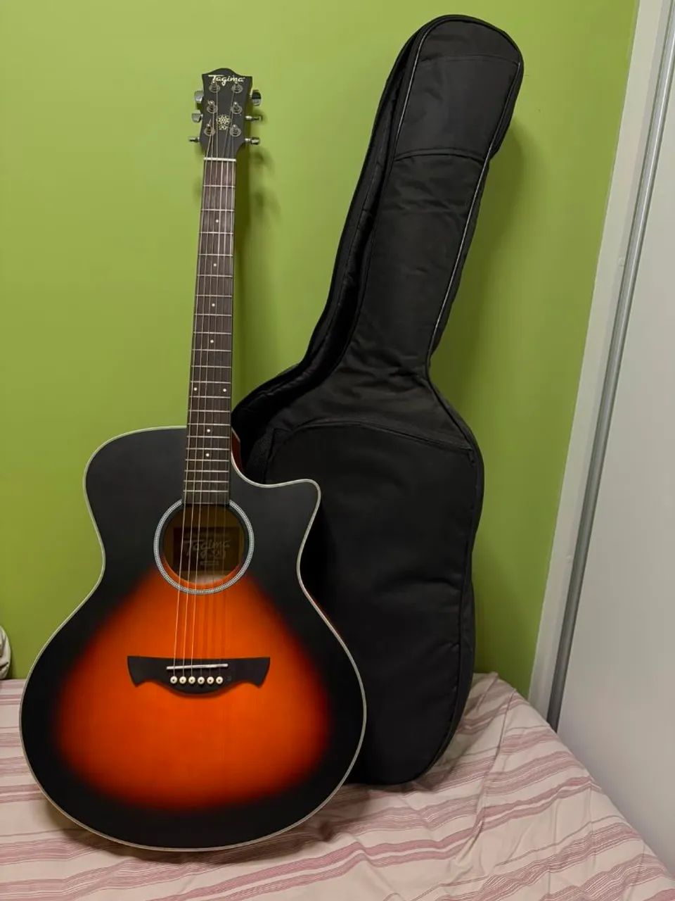 Violão Tagima TW-29 Eletroacústico+ Capa+ Capotraste+ Palheta 