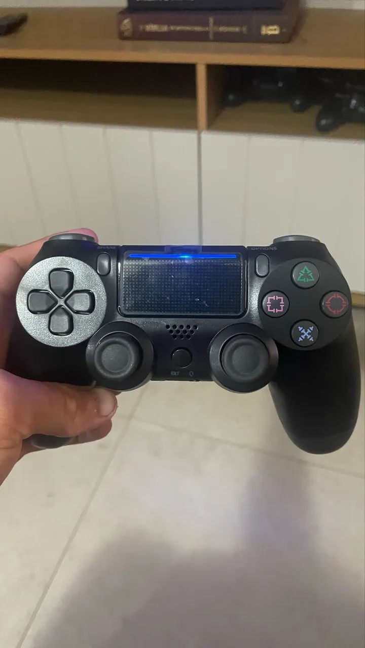 Controle Sem Fio Bluetooth Compatível PS4 PC Android - Foto 3