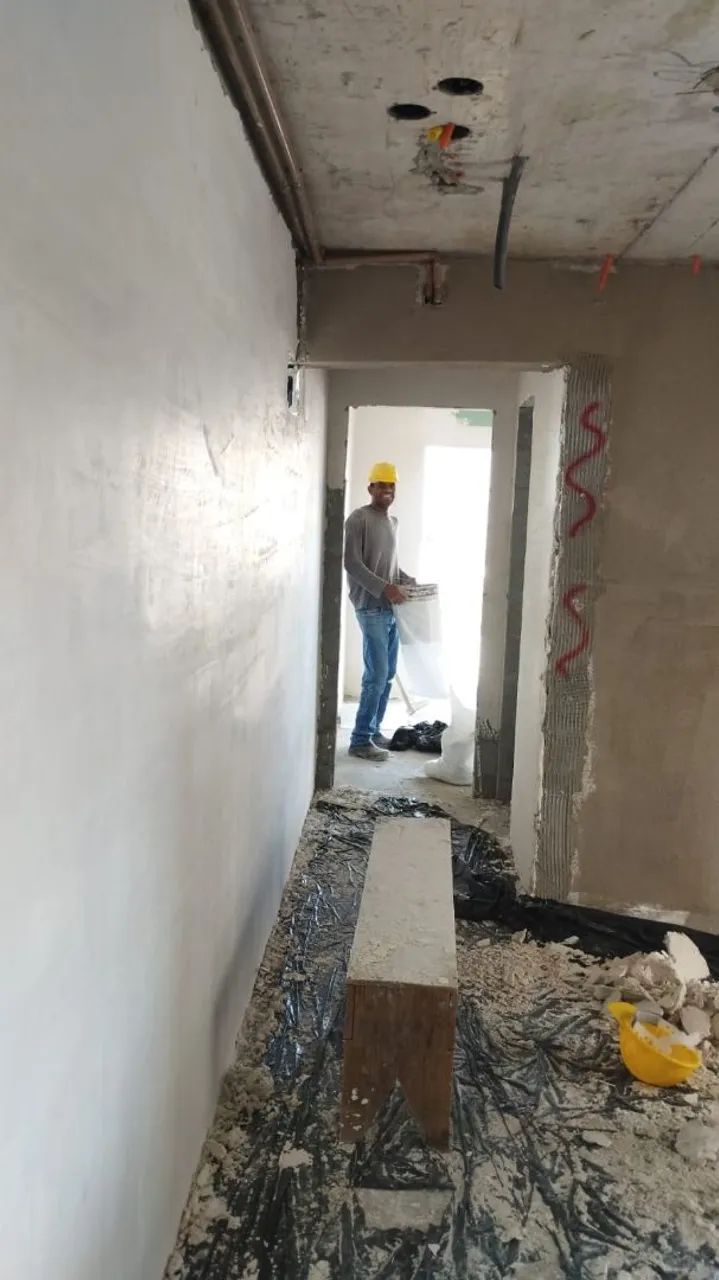 Faço gesso liso 