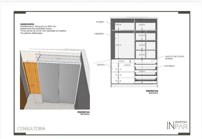Guarda roupas planejado  - Foto 4