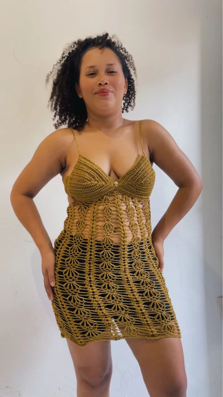 Vestido de crochê  - Foto 2
