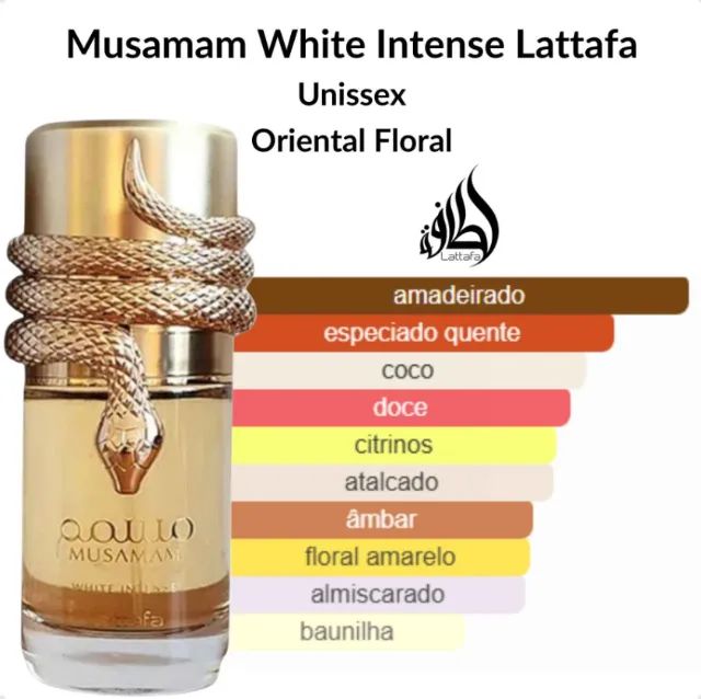 Perfume Musamam White Intense Lattafa Original - Perfume da cobra - Foto 2