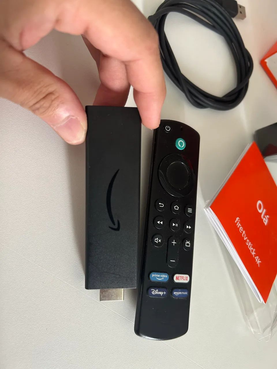 Amazon TV Stick 4K da primeira geração original comprado em 2023 - Foto 3
