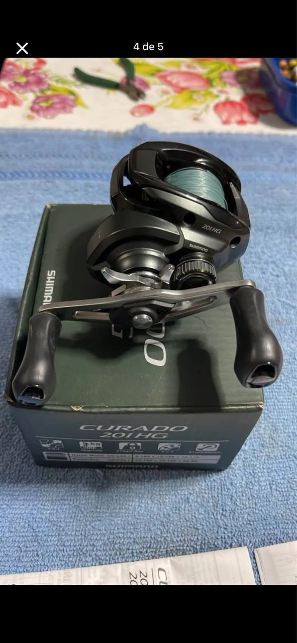 carretilha shimano curado 201i hg - 200 M Its smooth Carretilha Curado I 201 HG
