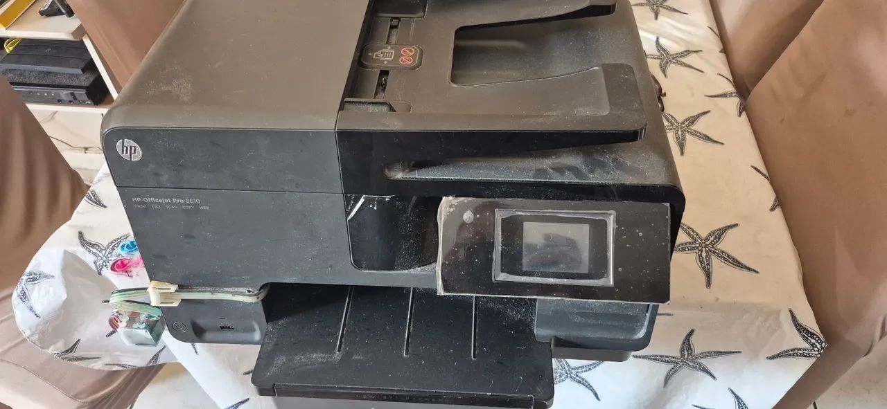 Impressora hp office Jet 8610 com lógica queimada.