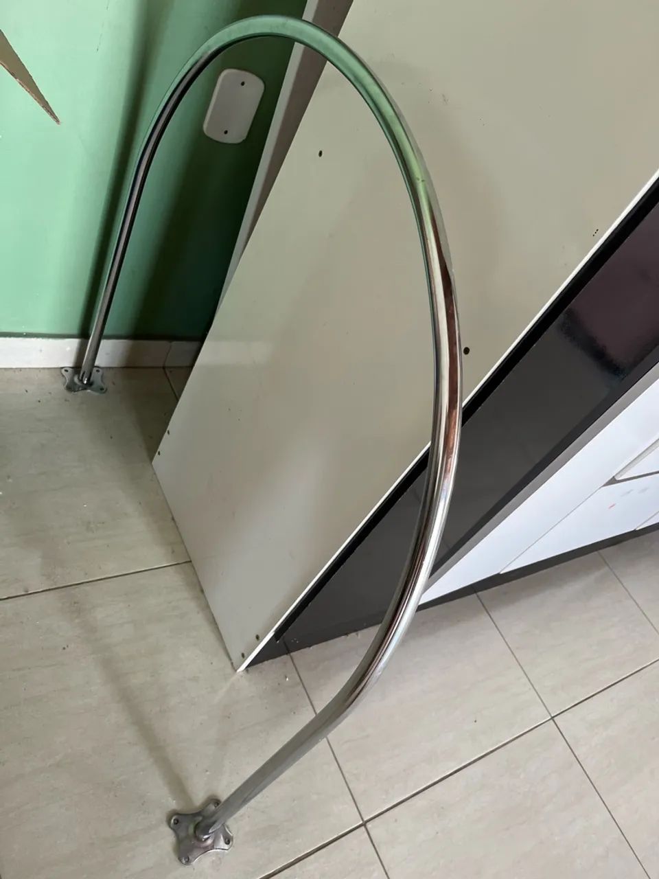 PROVADOR de roupa AÇO com cortina - Foto 4