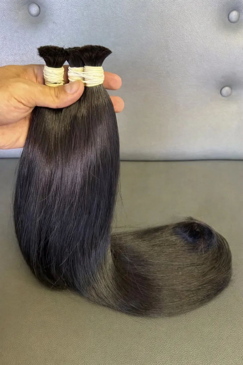 Cabelo humano 70 cm  - Foto 3
