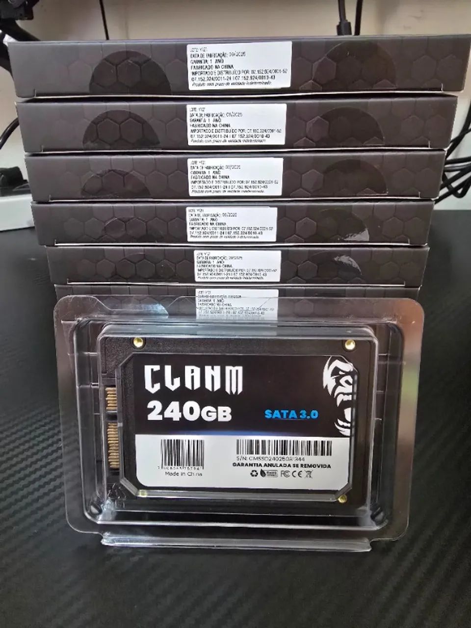 SSD SATA III 240GB 2.5? Leitura: 500MB/s Gravação: 480MB/s Novo 12 Meses de Garantia - Foto 2