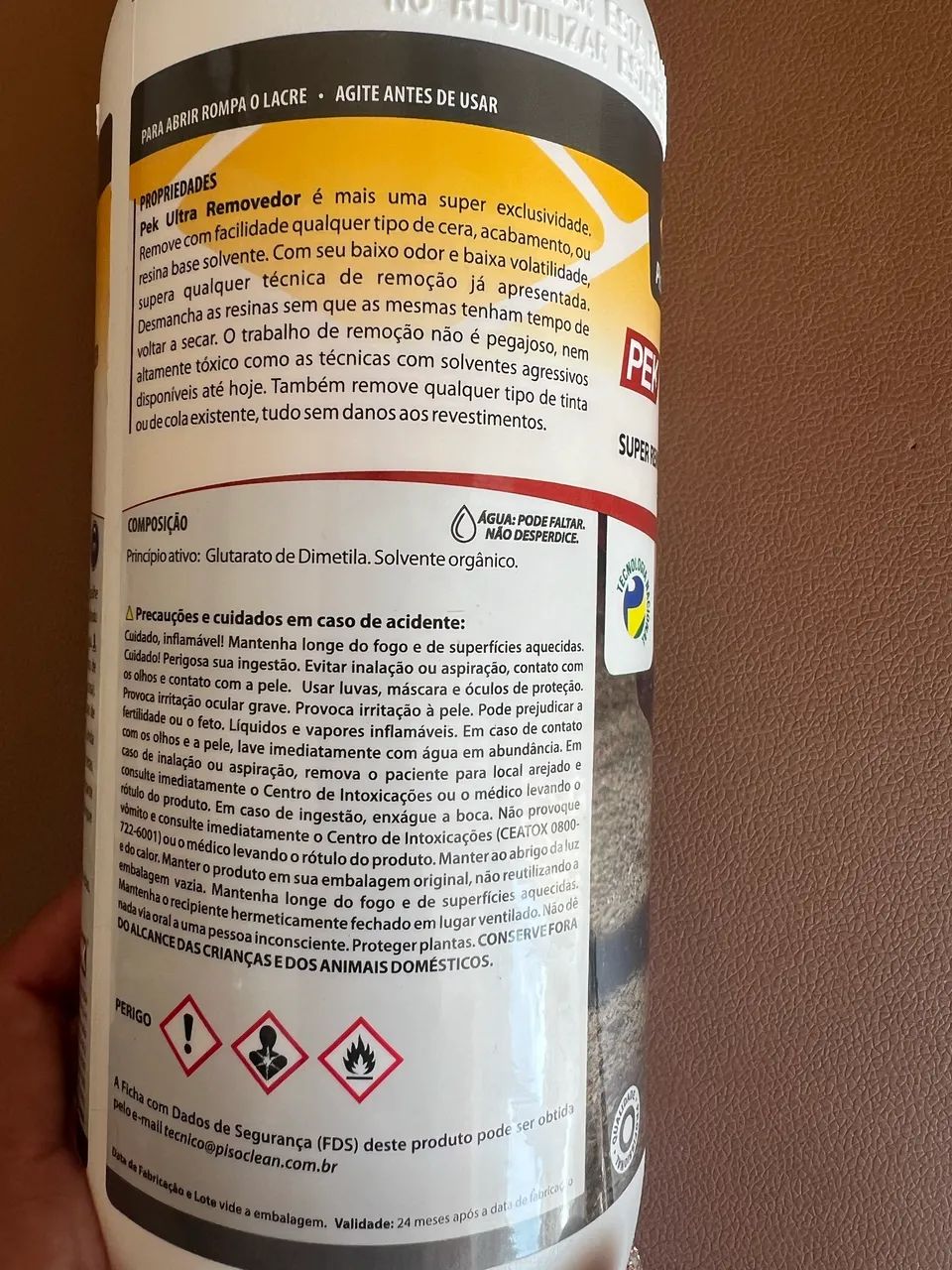 Removedor Pek Selek Piso Clean - não é thiner! - Foto 3