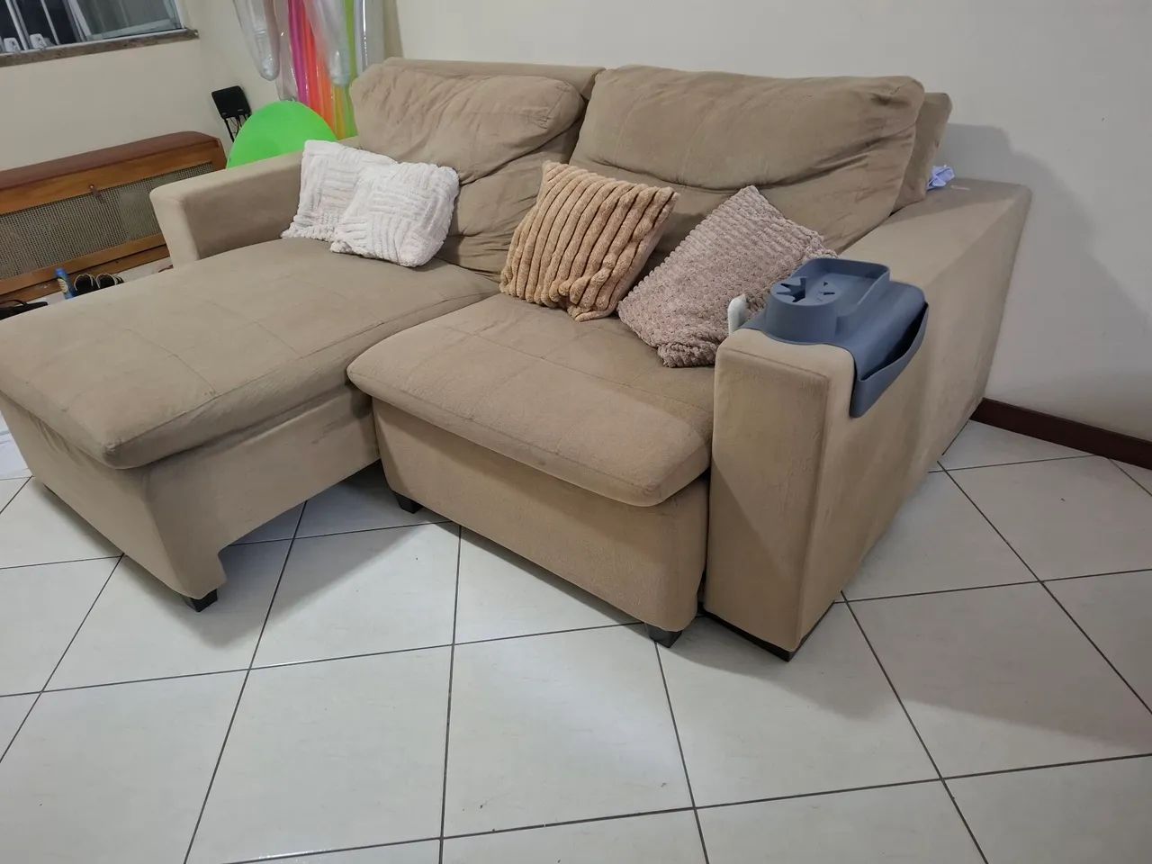 Sofá Retrátil 2,20m (Excelente)