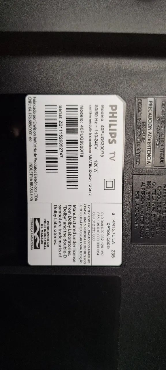 TV Philips UltraHD 40'' - Foto 4