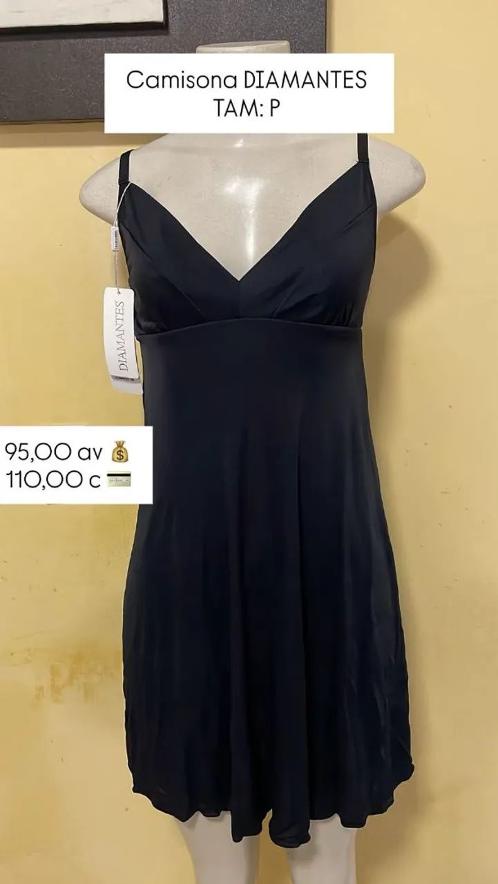 Camisola diamante P e M preto e verde  - Foto 3