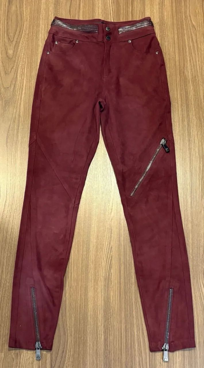 Calça Bordô John John