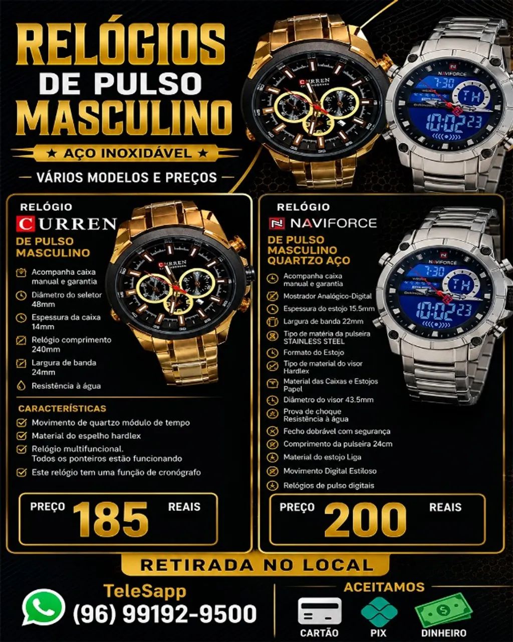 Relogios Masculino
