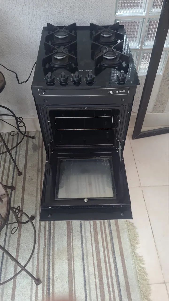 Fogão com tampo de vidro - Foto 4