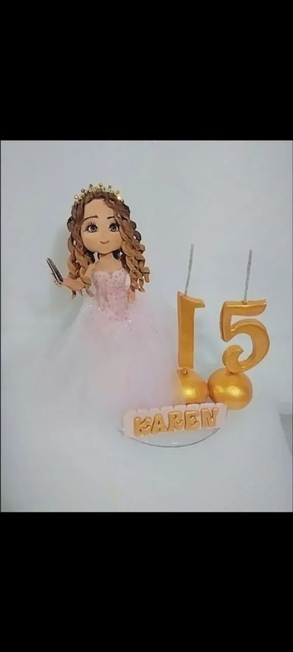 Topo de bolo debutantes - Foto 4