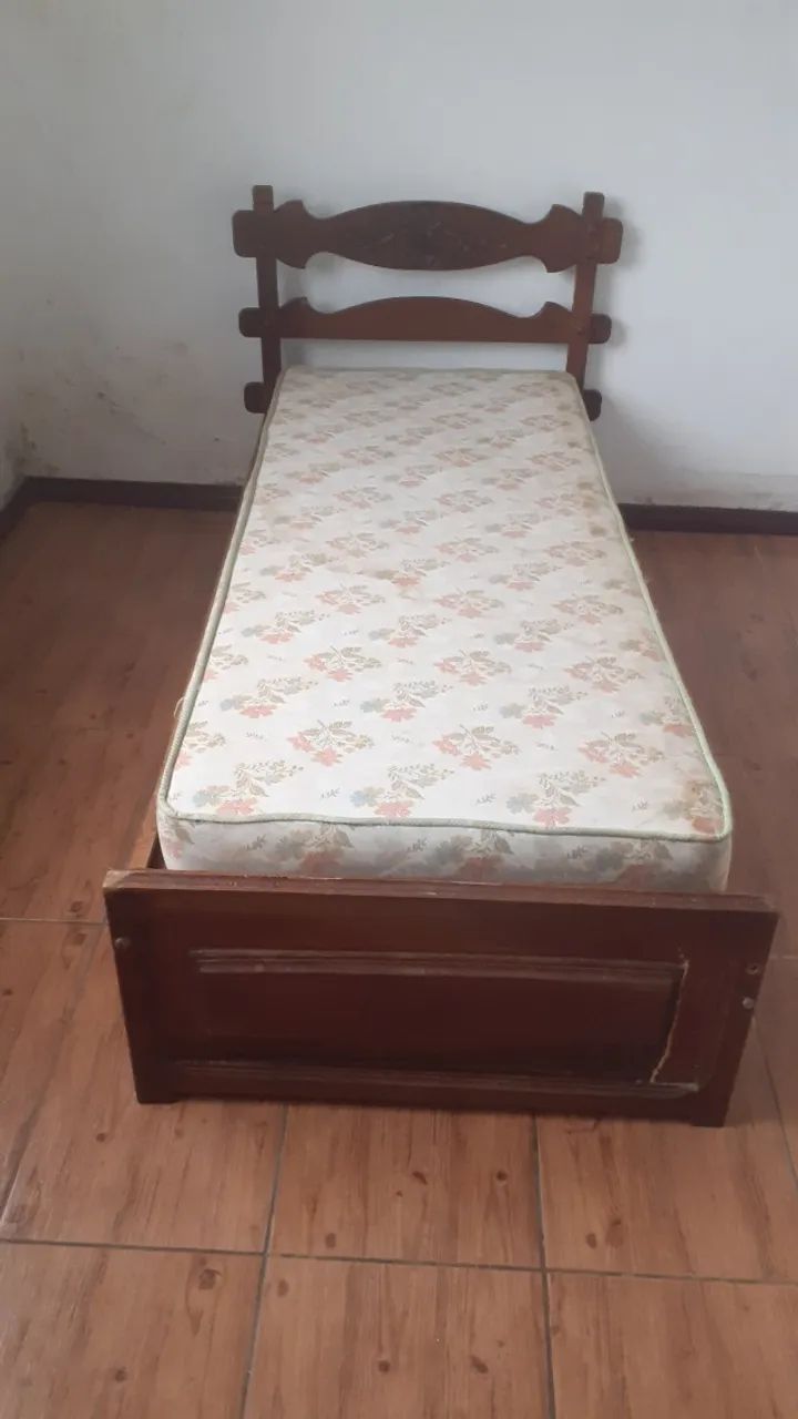 Cama de solteiro com 2 gavetões enormes e colchão ortopédico - Foto 2