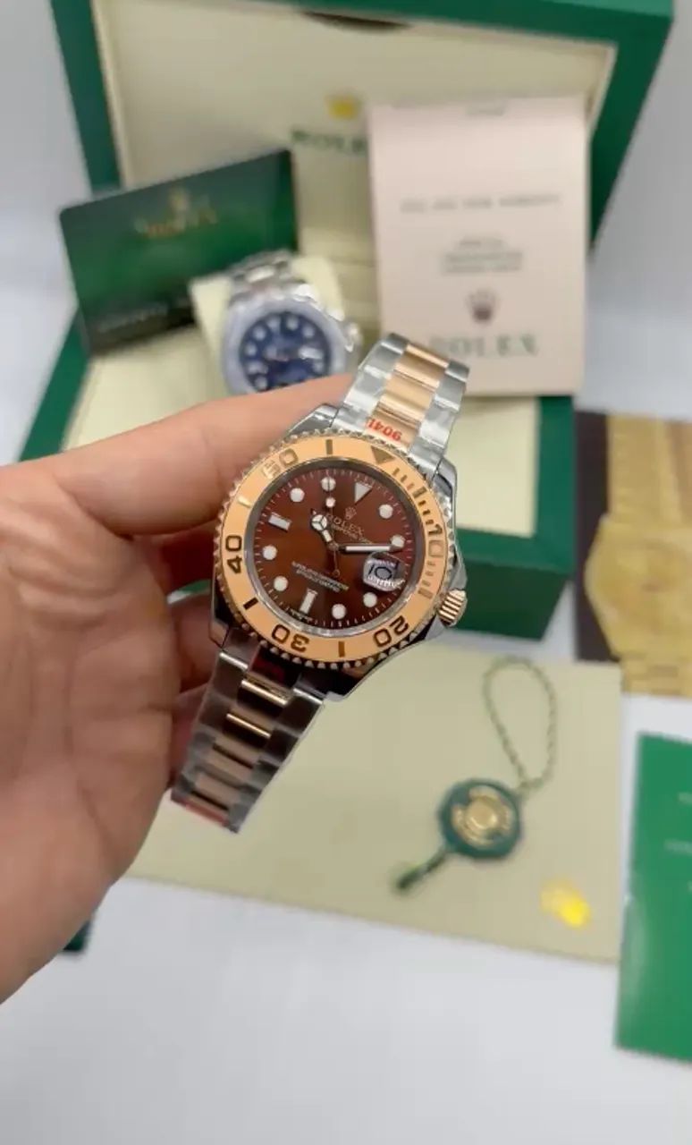 Relógio Rolex 40mm Automático Vidro Safira - Foto 2