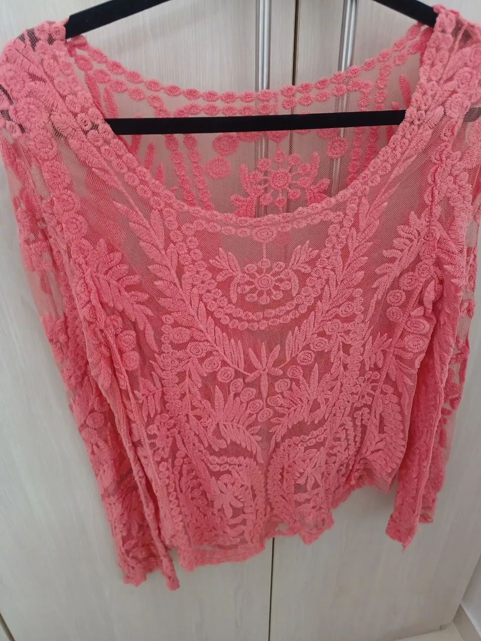 Blusa manga rosa - Foto 2
