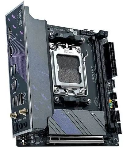 Placa-mãe B650i,am5, Ddr5, Mini Itx, Night Devil Preto top linha / Caixa / Acessórios - Foto 5