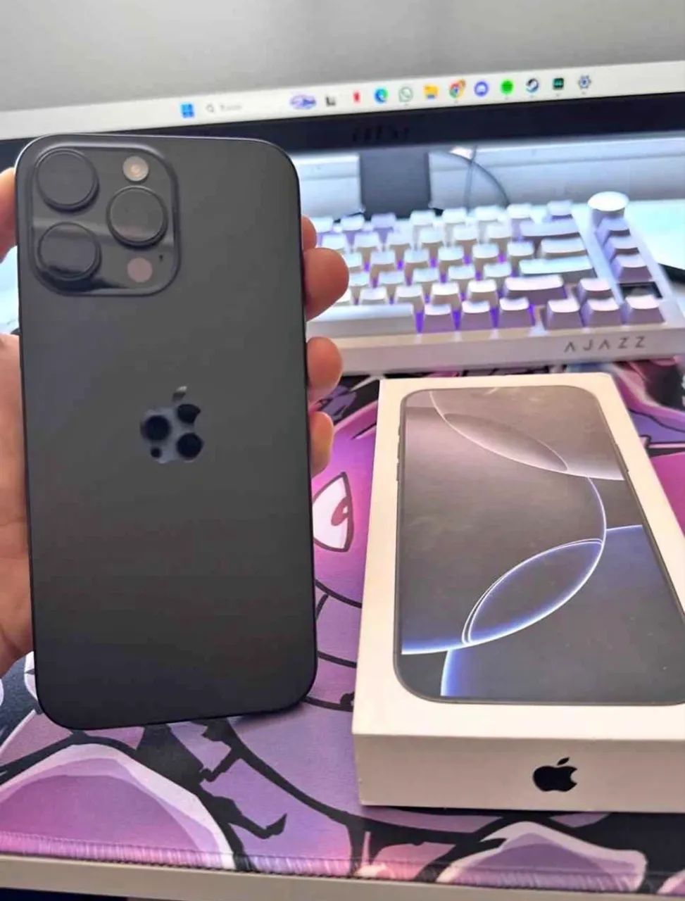 IPhone 16 Pro Max 256gb Caixa e carregador - Foto 3