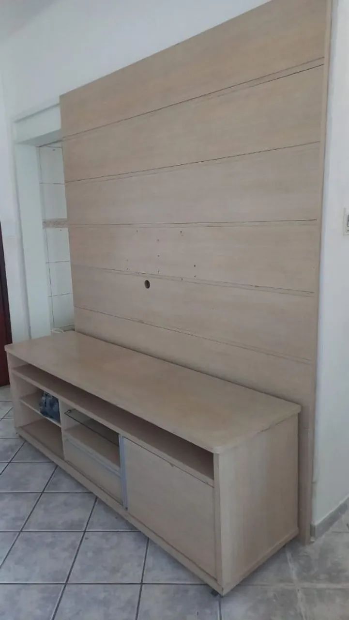 Painel TV com rack em MDF