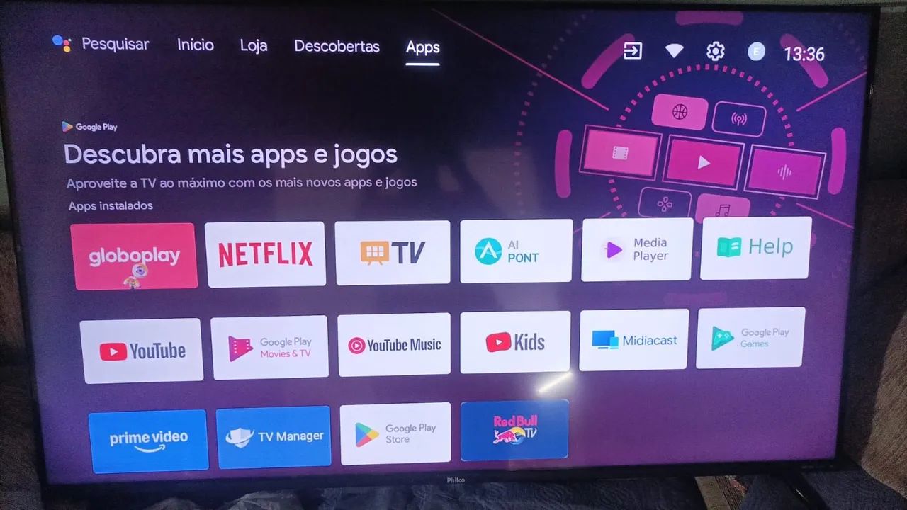 Smart tv philco 4k 60 polegadas - Foto 4