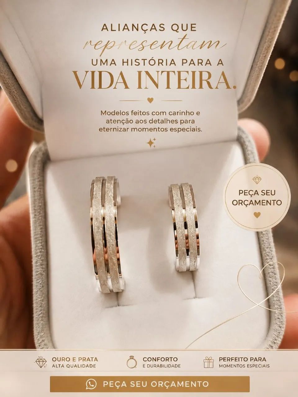 Alianças de prata
