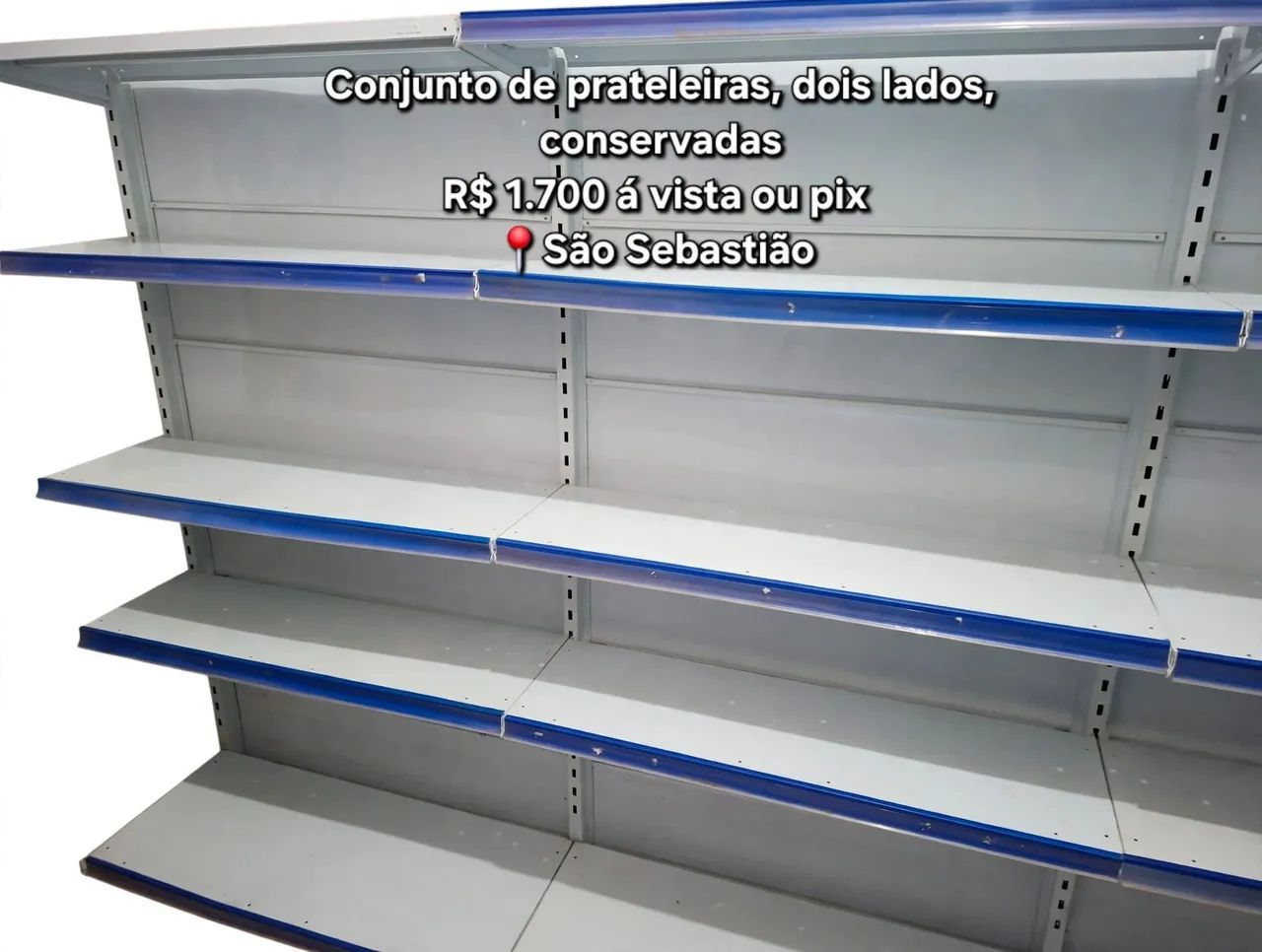 Conjunto de Gôndolas de centro (prateleiras mercado) - Foto 3
