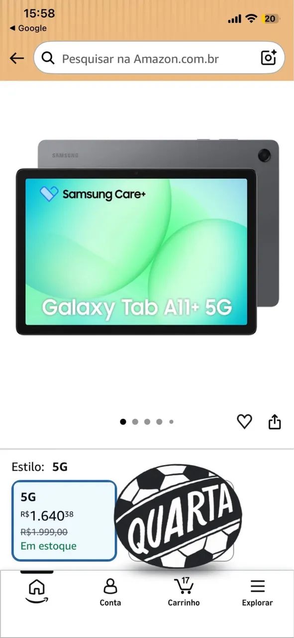 Tablet Samsung A11 Plus  - Foto 4