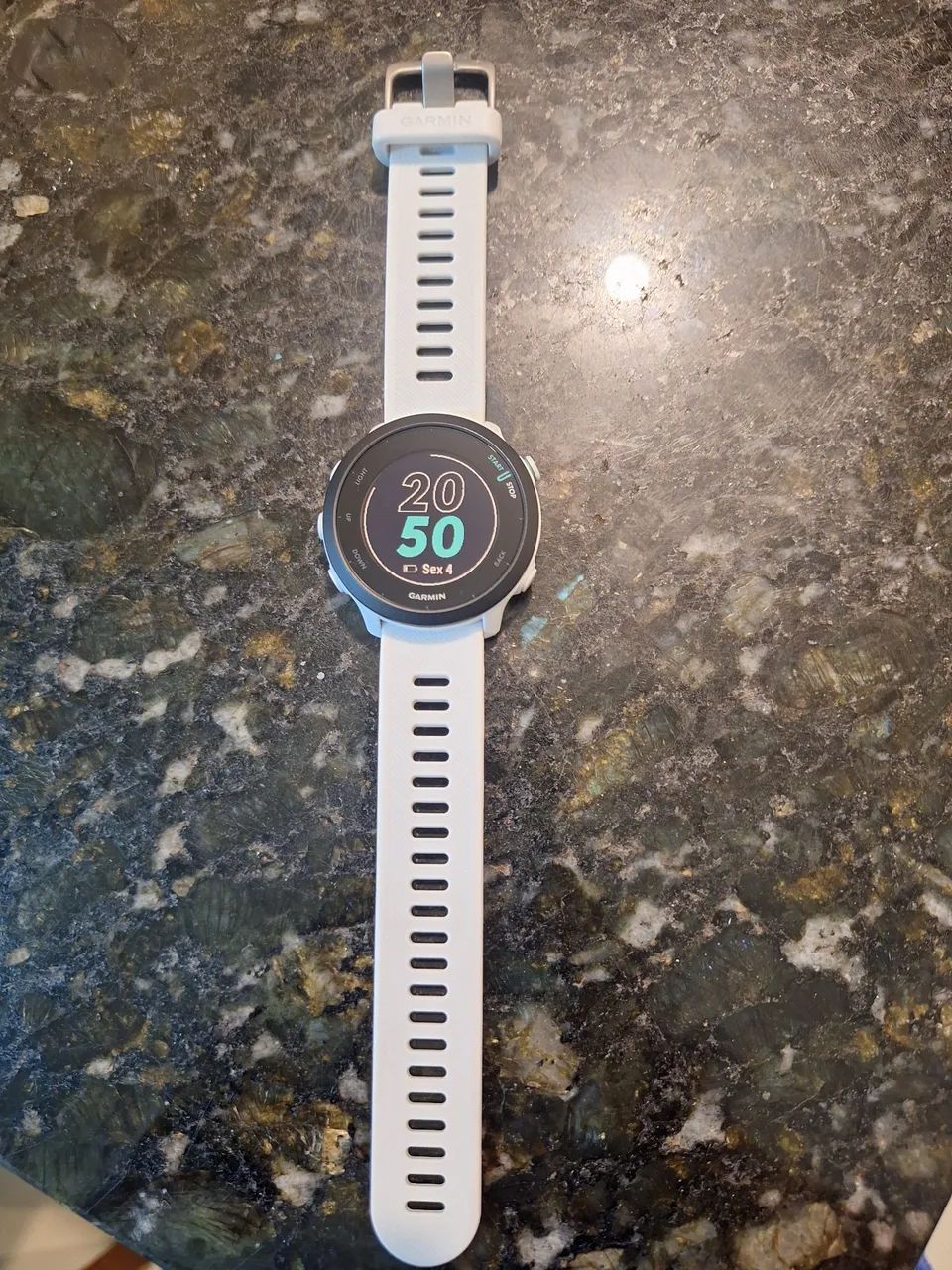 Garmin Forerunner 55 - Branco | GPS Esportivo - Academia e