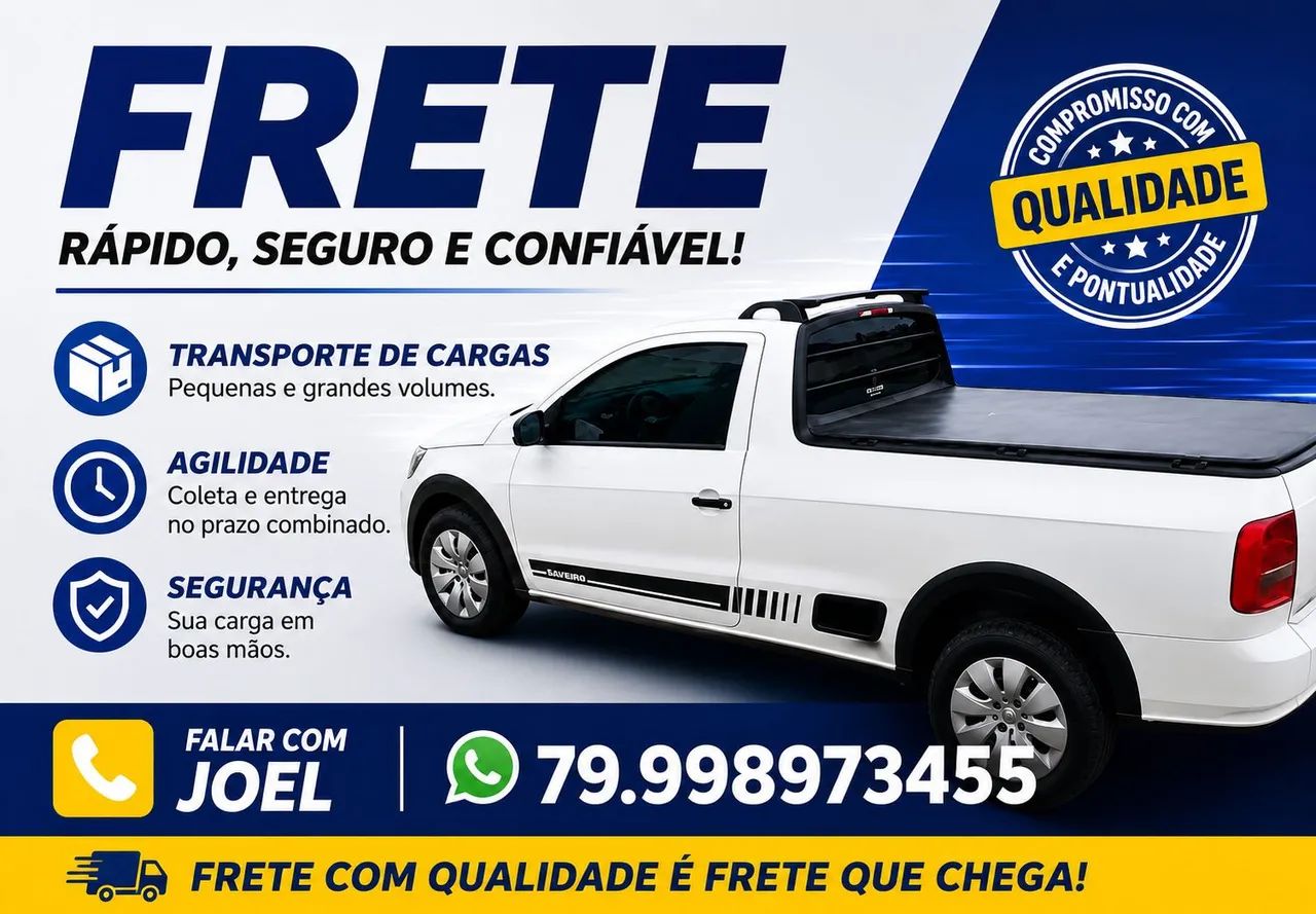 Frete e pequena mudança 