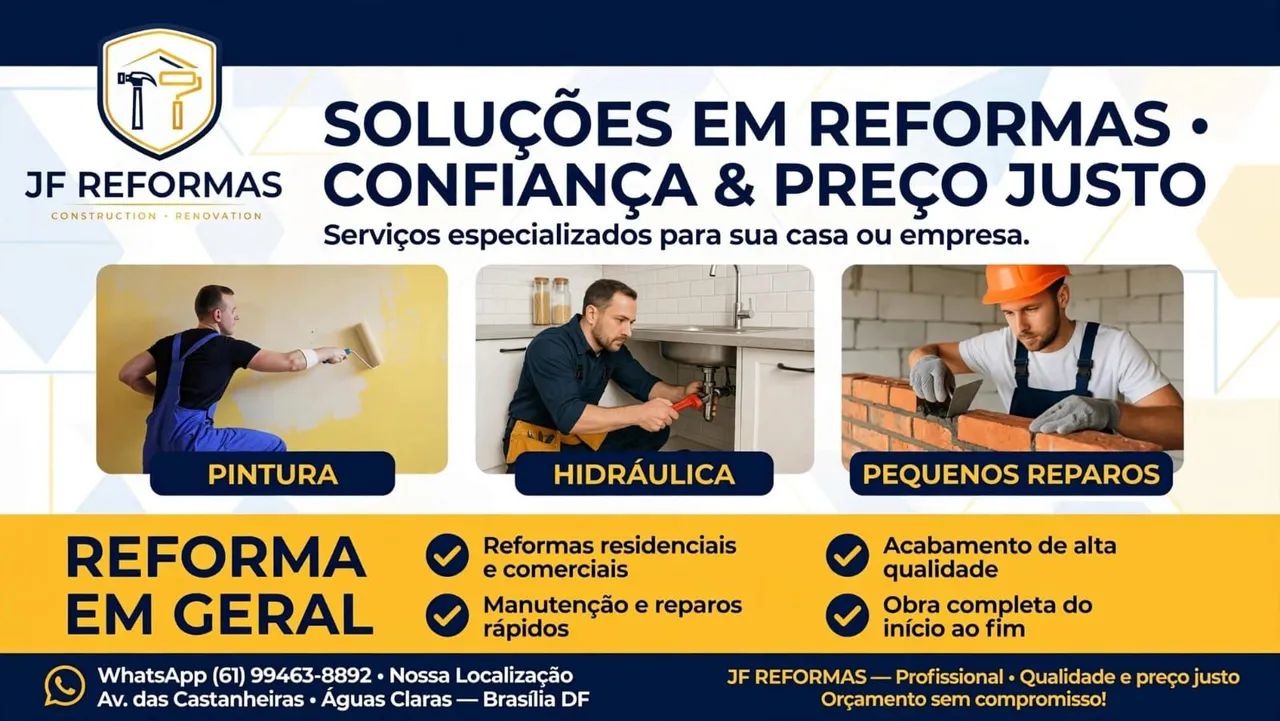 Pedreiro em águas claras Df 