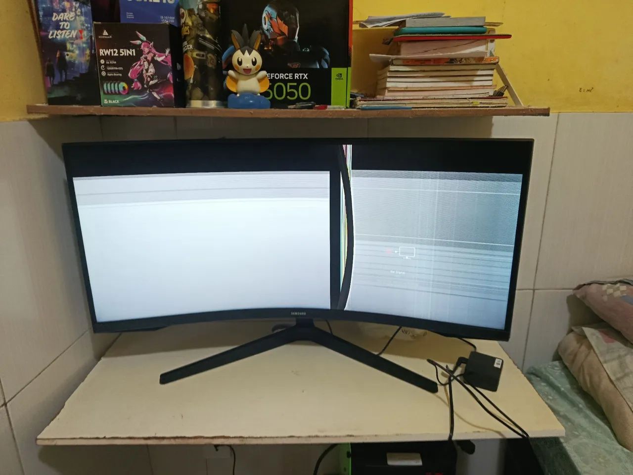 (COM DEFEITO) Samsung Odssey G5 34 Polegadas, Ultrawide QuadHD - Foto 5