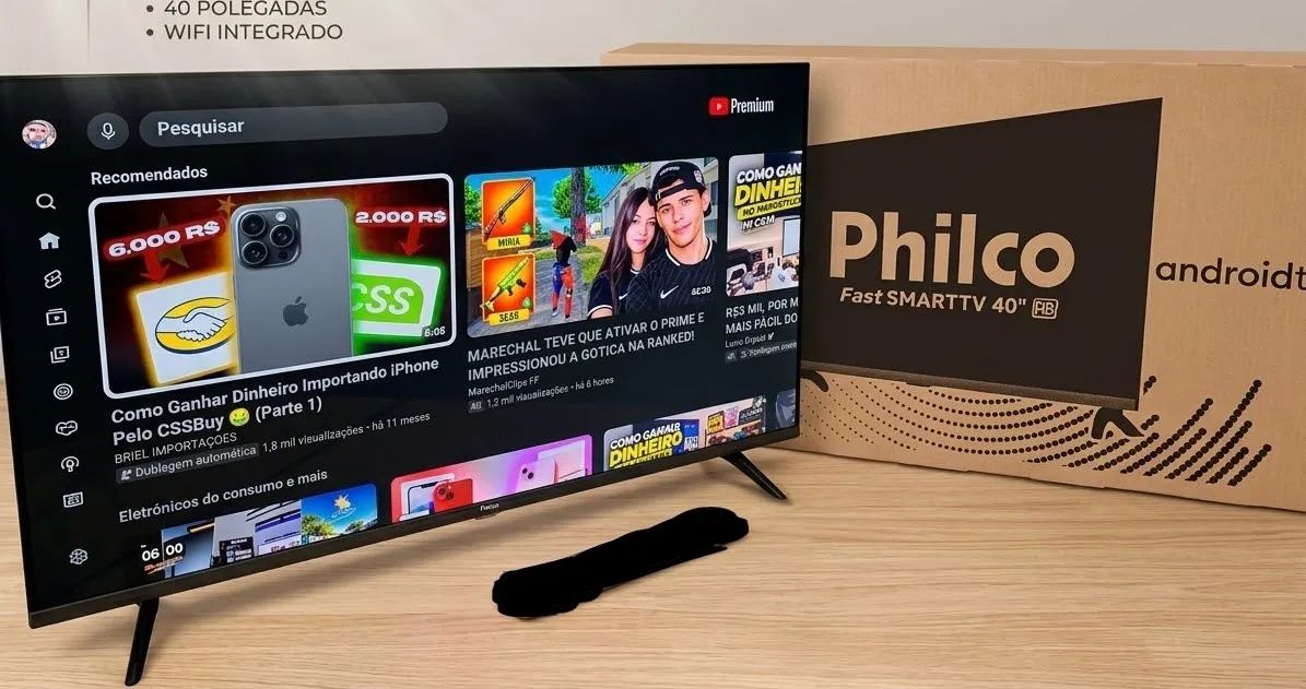 Smart tv Philco 40 polegadas full HD Nova algumas semana de uso - Foto 4