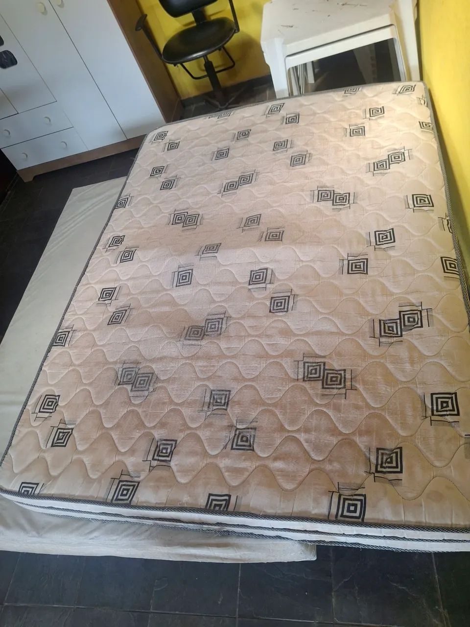 Colchão D 45 ortobom+ cama box ortobom - Foto 2